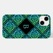 Coque Pour iPhone 14 Monogramme Celtic Knot iPhone 14 Coque (Verso (horizontal))