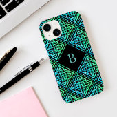 Coque Pour iPhone 14 Monogramme Celtic Knot iPhone 14 Coque