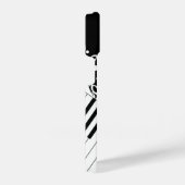 Coque Pour iPhone 14 `Monogramme cool notes musicales et touches de pia (Côté droit)