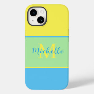 Coque Pour iPhone 14 Monogramme Coque-Mate iPhone 14 coque