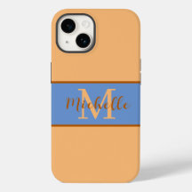 Monogramme Coque-Mate iPhone 14 coque