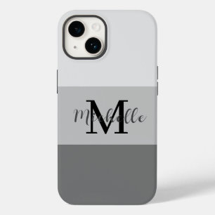Coque Pour iPhone 14 Monogramme Coque-Mate iPhone 14 coque