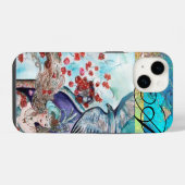 COQUE POUR iPhone 14 MONOGRAMME DE CONTE DE FÉES ORIENTAL (Verso Horizontal)