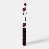 Coque Pour iPhone 14 Monogramme de motif de la fausse parties scintill (Côté droit)