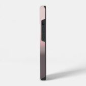 Coque Pour iPhone 14 Monogramme de nom personnalisé moderne rose (Côté gauche)