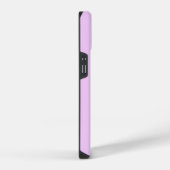 Coque Pour iPhone 14 Monogramme de script lilas élégant simple minimali (Côté droit)