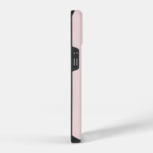 Coque Pour iPhone 14 Monogramme en or rose simple et chic (Côté droit)