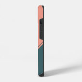 Coque Pour iPhone 14 Monogramme Initial Géométrique Cercle Rectangle (Côté gauche)
