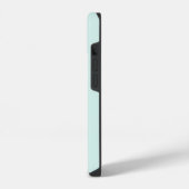 Coque Pour iPhone 14 Monogramme Initial Moderne Menthe & Vert (Côté gauche)