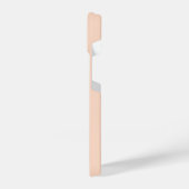 Coque Pour iPhone 14 Monogramme initial orange minimal (Côté gauche)