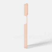 Coque Pour iPhone 14 Monogramme initial orange minimal (Côté droit)