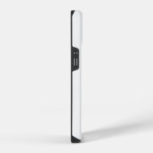 Coque Pour iPhone 14 Monogramme moderne initiale simple (Côté droit)