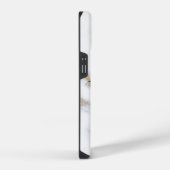 Coque Pour iPhone 14  Monogramme Nom Initial Personnalisé (Côté droit)