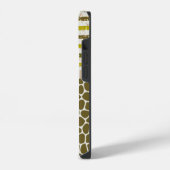 Coque Pour iPhone 14 Monogramme Nom Tropical (Côté gauche)
