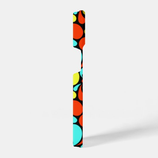 Coque Pour iPhone 14 Monogramme Pop Art Paisley (Côté droit)