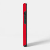 Coque Pour iPhone 14 Monogramme Red Starburst (Côté gauche)