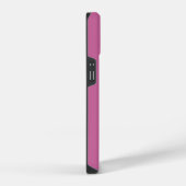 Coque Pour iPhone 14 monogramme rose vif (Côté droit)