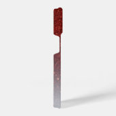 Coque Pour iPhone 14 Monogramme rouge Parties scintillant Ombre (Côté droit)