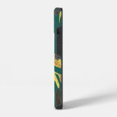 Coque Pour iPhone 14 Monogramme rustique Floral (Côté gauche)