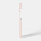 Coque Pour iPhone 14 Monogramme Vintage rose chic (Côté gauche)