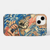 COQUE POUR iPhone 14 MONSTRE DE COMBAT SAMURAI (Verso Horizontal)