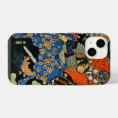 COQUE POUR iPhone 14 MONSTRE DE COMBAT SAMURAI (Verso Horizontal)