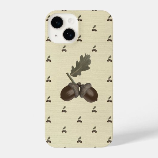 Coque Pour iPhone 14 motif_3_acorn_1 coque iphone (Verso)