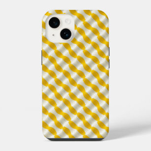 Coque Pour iPhone 14 Motif à bille jaune