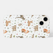 Coque Pour iPhone 14 Motif animal de bois mou (Verso Horizontal)