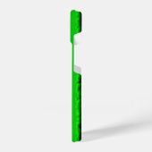 Coque Pour iPhone 14 Motif arc-en-ciel bleu vert abstrait 3D (Côté gauche)