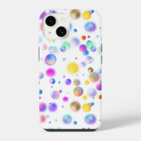 Motif de billes flottantes 3D. Sans fond
