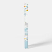 Coque Pour iPhone 14 Motif de carte de quartier de Cute Pastel (Côté gauche)