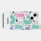 Coque Pour iPhone 14 Motif de chats mignons (Verso Horizontal)