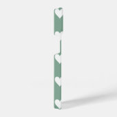 Coque Pour iPhone 14 Motif de coeur vert Sage (Côté droit)