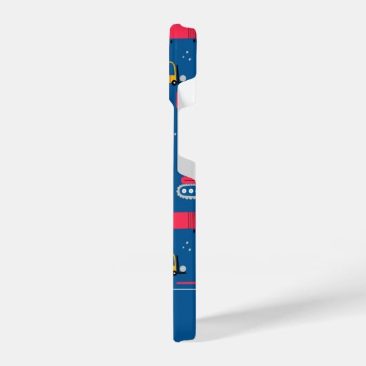 Coque Pour iPhone 14 Motif de déplacement de construction mûre (Côté gauche)