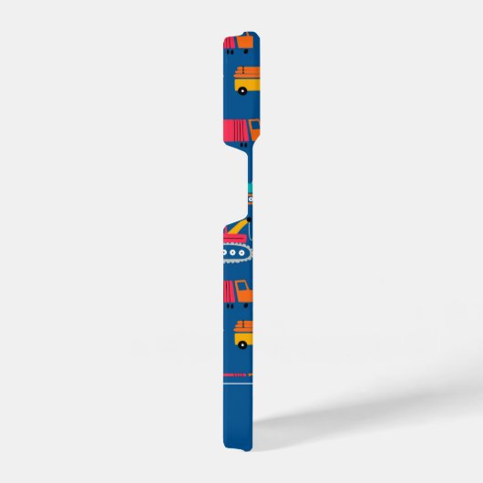 Coque Pour iPhone 14 Motif de déplacement de construction mûre (Côté droit)