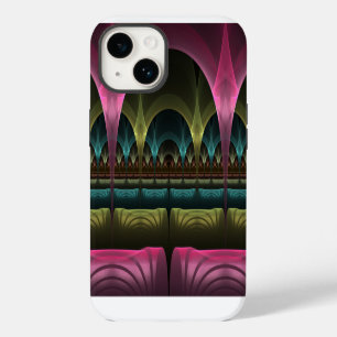 Coque Pour iPhone 14 Motif de fantaisie spécial abstrait fractal coloré