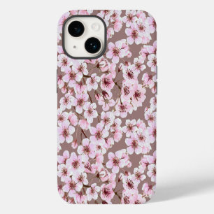 Coque Pour iPhone 14 Motif de fleurs de cerisiers