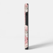 Coque Pour iPhone 14 Motif de fleurs Sakura rose (Côté gauche)