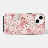 Coque Pour iPhone 14 Motif de fleurs Sakura rose (Verso Horizontal)