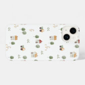 Coque Pour iPhone 14 Motif de la ferme d'aquarelle (Verso Horizontal)