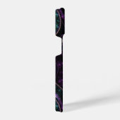Coque Pour iPhone 14 Motif de la sphère magique Turquoise violet noir (Côté droit)