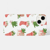 Coque Pour iPhone 14 Motif de Noël (Verso Horizontal)