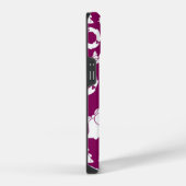 Coque Pour iPhone 14 Motif de Noël violet (Côté droit)
