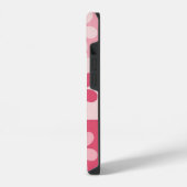 Coque Pour iPhone 14 Motif de tableau de bord rose rétro (Côté gauche)