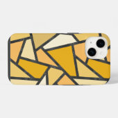 Coque Pour iPhone 14 Motif de verre coloré nuances de jaune (Verso Horizontal)