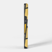 Coque Pour iPhone 14 Motif de verre coloré nuances de jaune (Côté droit)