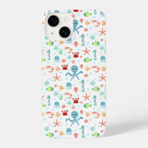 Coque Pour iPhone 14 Motif du monde marin