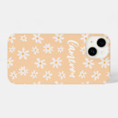 Coque Pour iPhone 14 Motif Fleur Cute Daisy (Verso Horizontal)