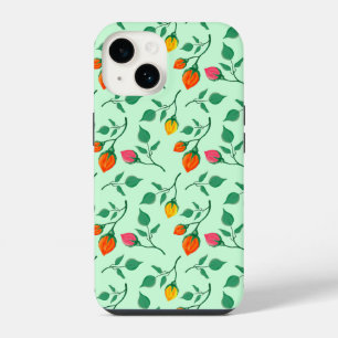 Coque Pour iPhone 14 Motif floral avec fleurs roses colorées